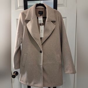 NWT Tan Peacoat by Love Tree